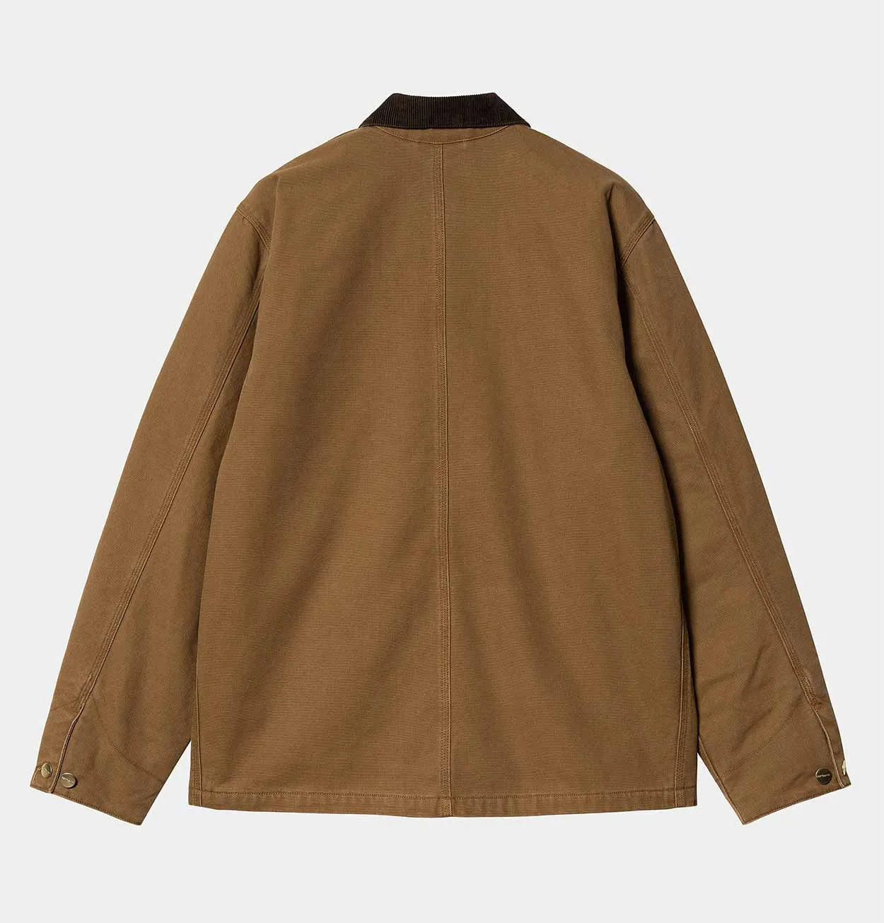 Carhartt WIP Michigan Coat in Hamilton Brown Heavy Stone Wash