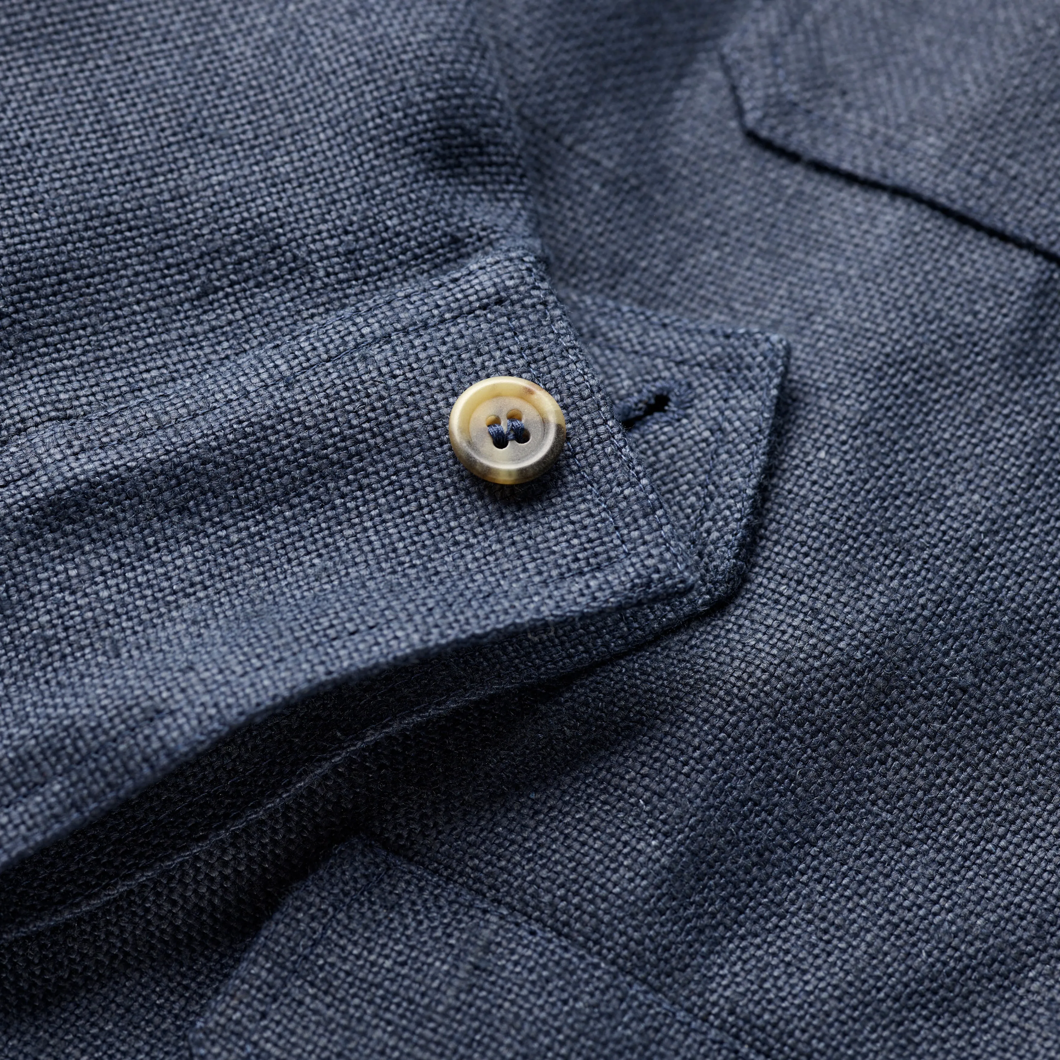 Fox Classic Navy Heavy Linen Teba Jacket