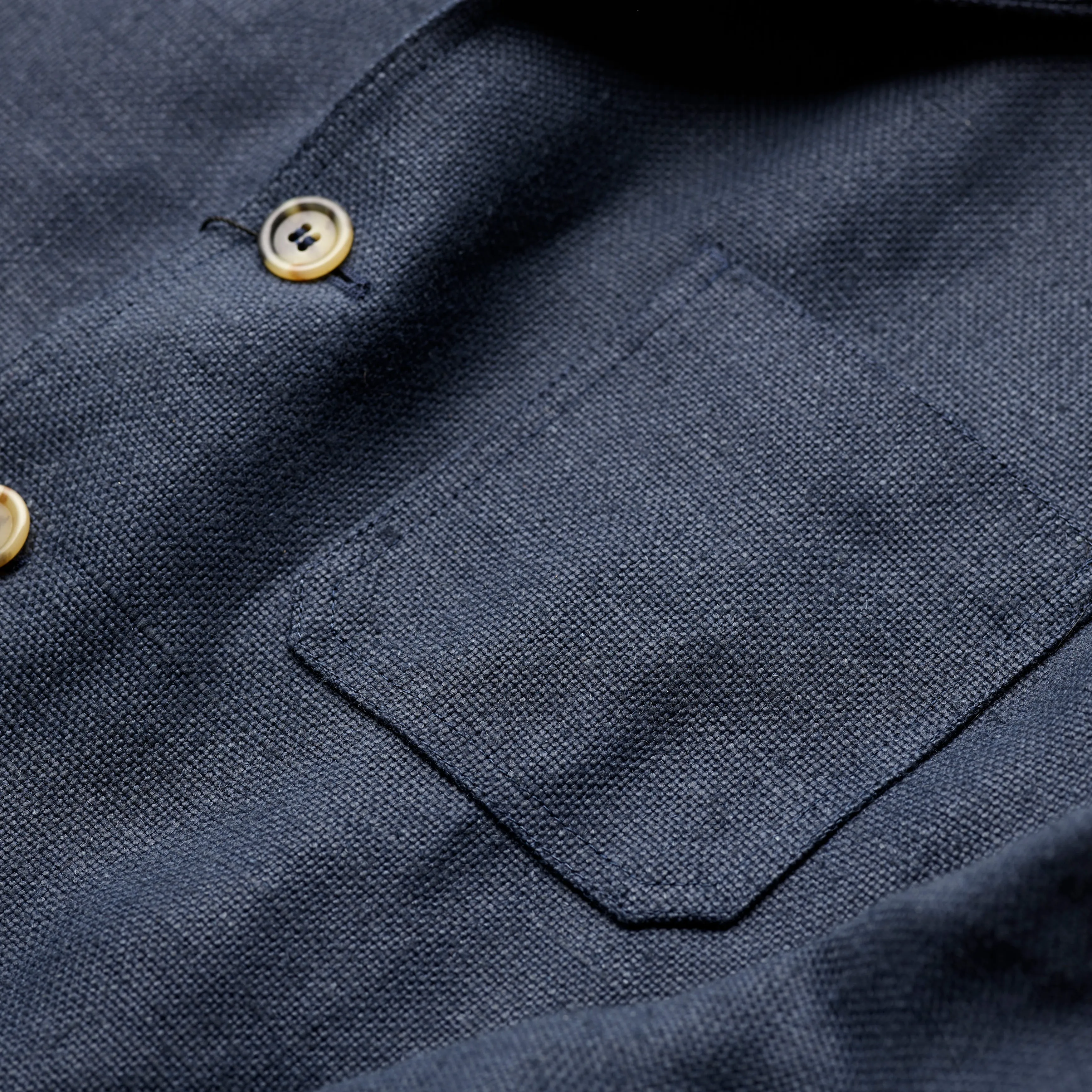 Fox Classic Navy Heavy Linen Teba Jacket