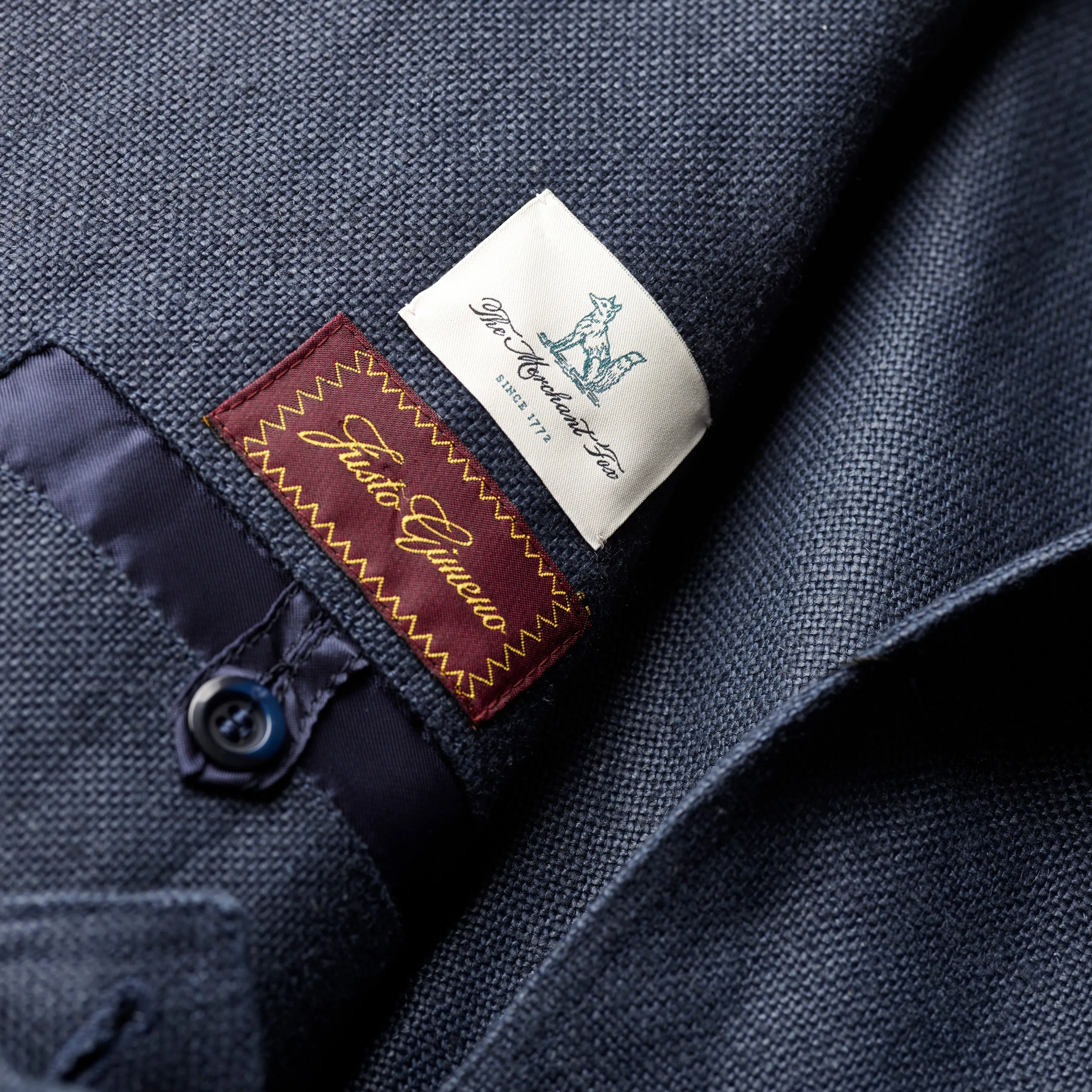 Fox Classic Navy Heavy Linen Teba Jacket