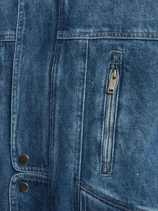 Marant   Cotton denim aviator jacket 