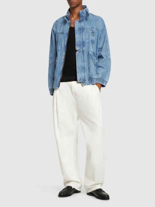 Marant   Cotton denim aviator jacket 