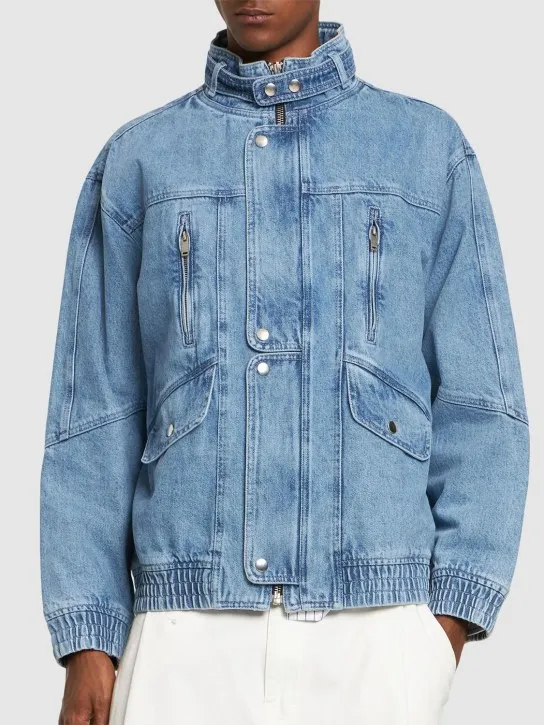 Marant   Cotton denim aviator jacket 