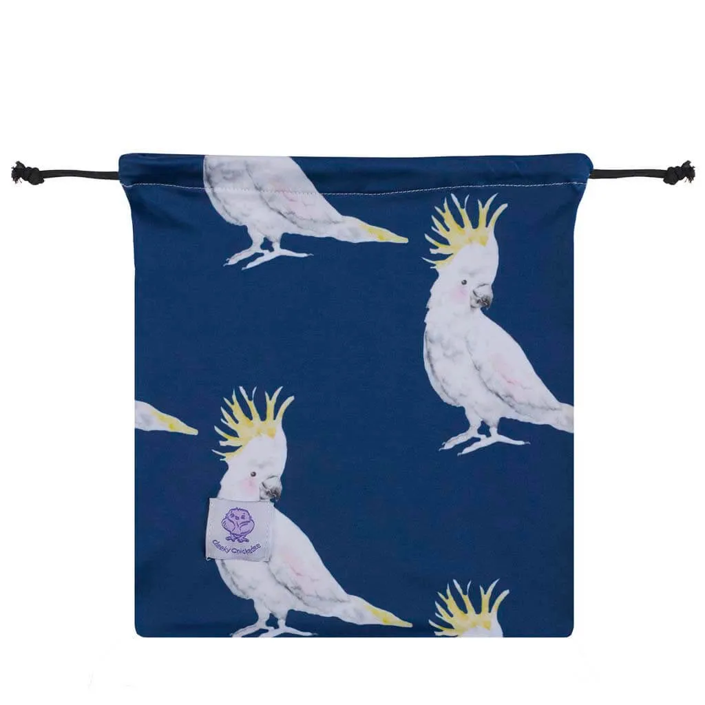 Navy Cockatoo Beach Hat