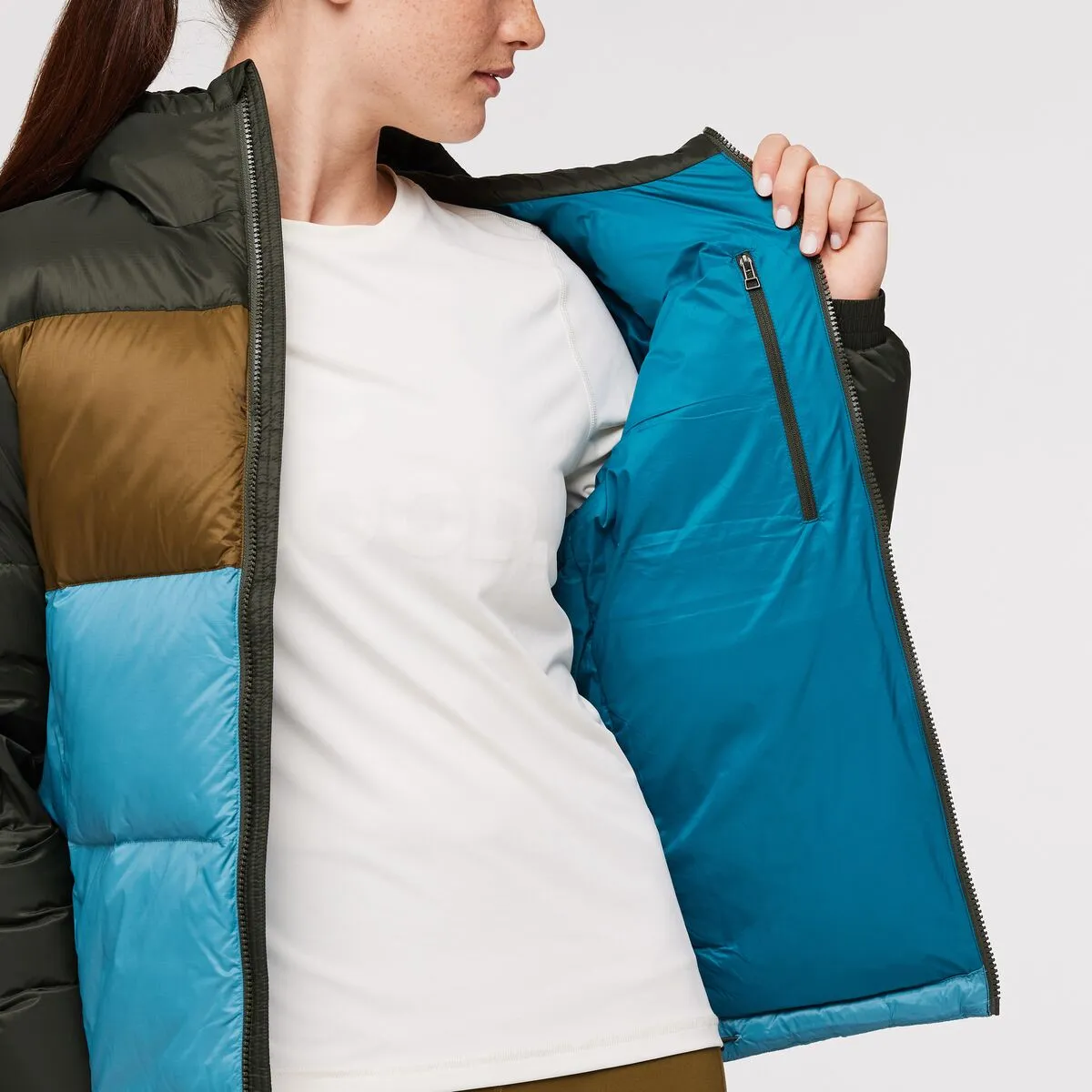 Solazo Down Hooded Jacket - Womens
